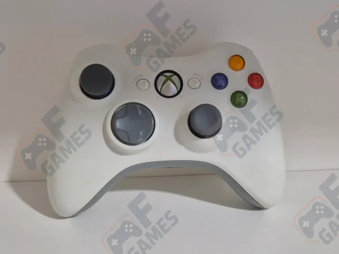 Controle Xbox 360 White Original Seminovo | Aceito Cartão!!!