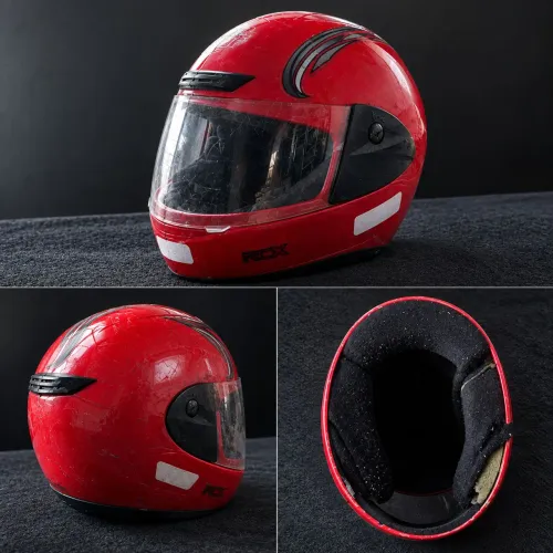 Capacete Norisk Vermelho Integral - Usado