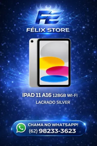 Lacrado IPad 11 A16 128GB NA COR SILVER WI-FI
