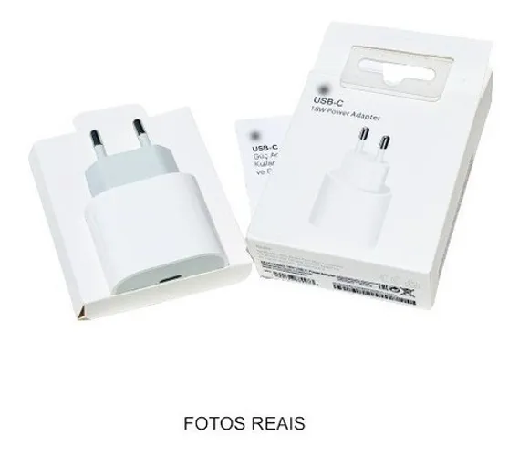 Carregador Fonte iPhone 20w Original USB-C iP 11/12/13 3 Mêses Garantia 