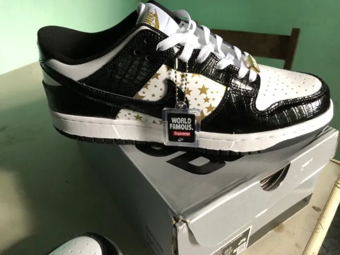 Tenis Nike Supreme X Dunk Low Og Sb Qs 'black'