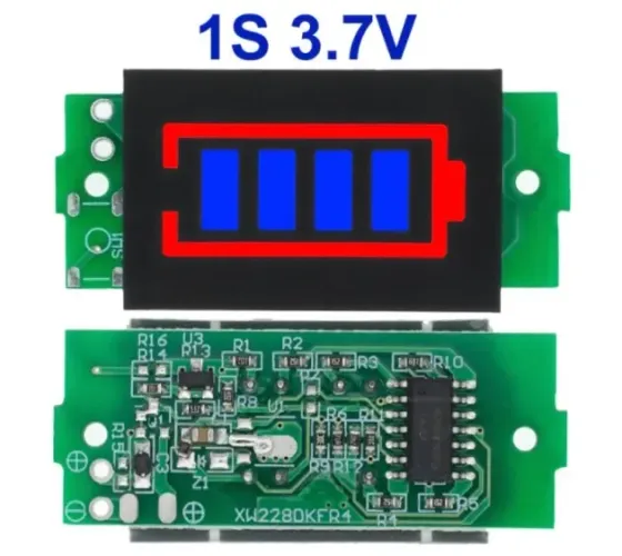 Indicador De Carga De Bateria P/ Bms 1s  Arduino Automação COD-CP558 