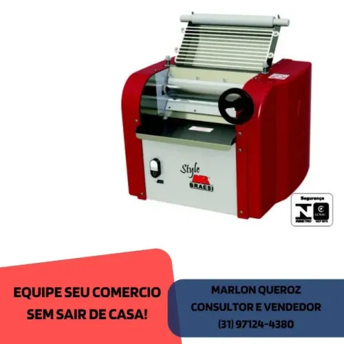 Cilindro para Massas de Mesa Nova Novo Bivolt