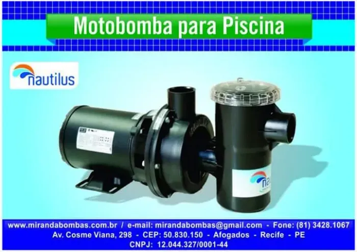 Bomba dagua Centrífuga de Piscina