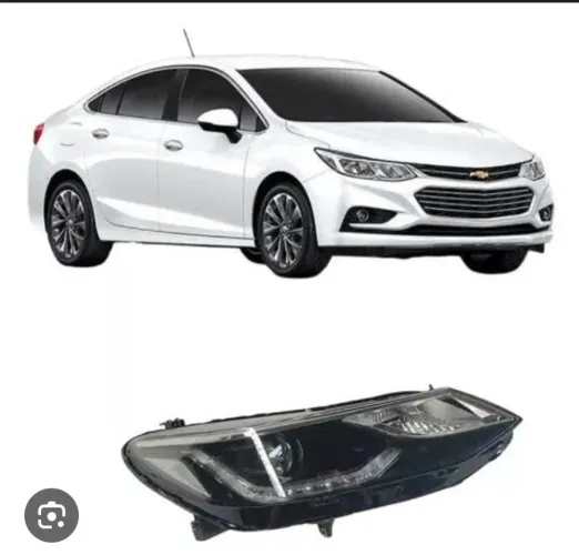 Farol Led Direito e Esquerdo Cruze seminovo 2017, 2018, 2019, 20, 21, 22 E 2023