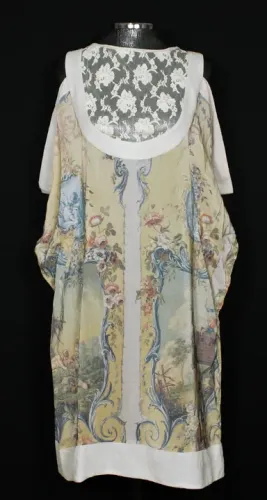 Vestido seda pintura seda Tigresse - Ref. 3580