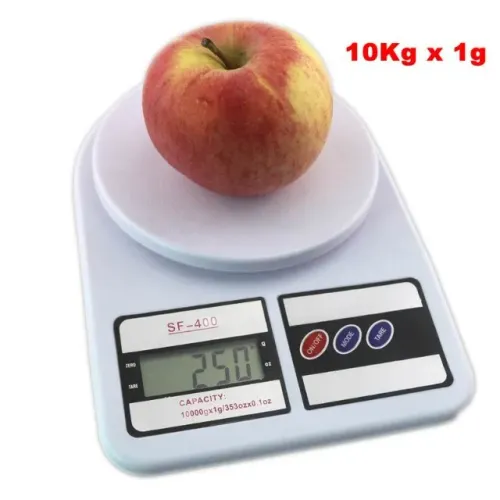 Balança de Precisão Digital 1g À 10 Kg Cozinha Alimentos e Objetos