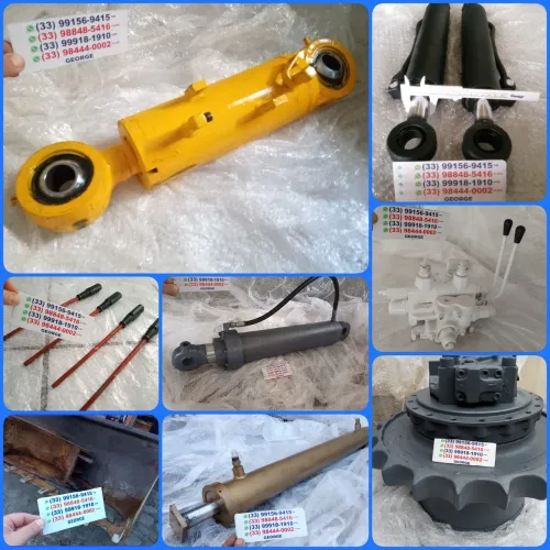 CONCHA PISTÃO HIDRÁULICO COMANDO HIDRÁULICO GARRAS MOTOR DE GIRO
