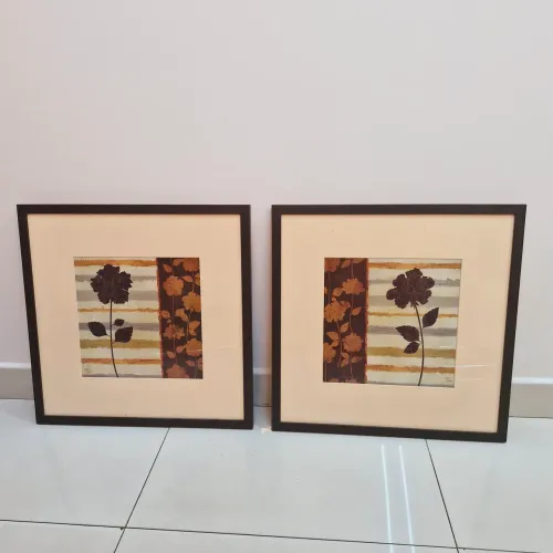 Quadros decorativos (moldura com vidro)