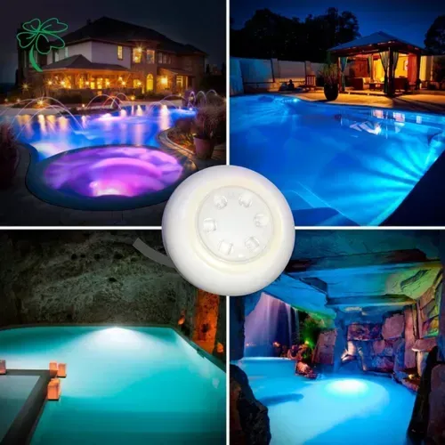 Luminaria Piscina 6 Leds Rgb 12V
