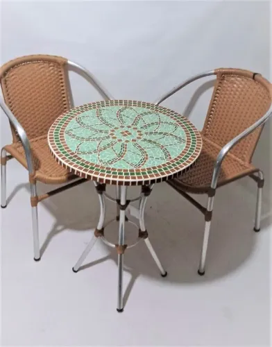 Conjunto mesa sacada, moveis area externa