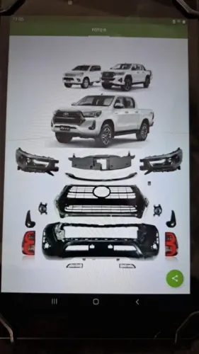 Kit transformação Hillux aberta 2016 pra 2024