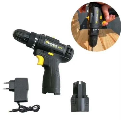 Parafusadeira/Furadeira 12V Titanium Bivolt - Acabamento Profissional!