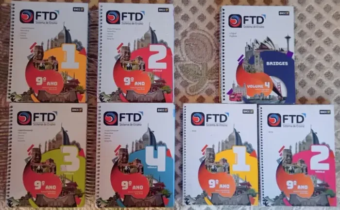 Livros "módulo" 9º ano ensino fundamental FTD