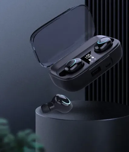 Fone sem fio Bluetooth Smart Touch Control Play Remoção ativa do ruído para o esporte 