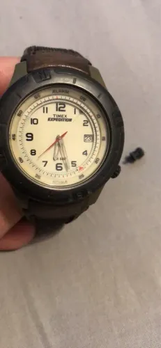 Relógio Timex Expedition Índigo Alarme - Anos 80 p/colecionador 