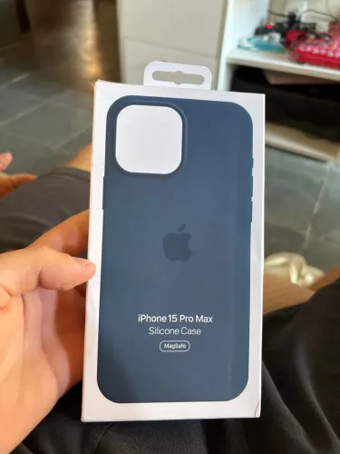 Capa de Silicone original para Iphone 15 pro max 