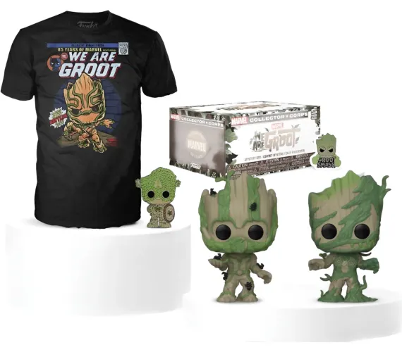 Caixa Assinatura Marvel Collector Groot Funko