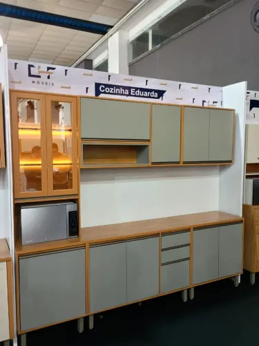 Armário de Cozinha Completo Chf Eduarda - Entrega Imediata!!