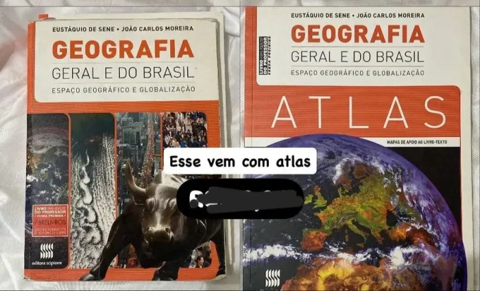 Livro de Geografia /Eustáquio de Sena * João  Carlos Moreira.