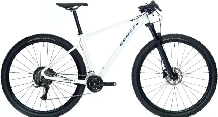 Bicicleta Sense React Sport 2025 Shimano 2x8 Vel Hidraulico Branco/azul