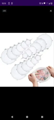 Tampa de Silicone para Alimentos - Diversos Tamanhos