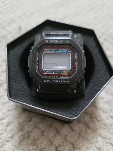 Relógio G shock em aço inox preto 