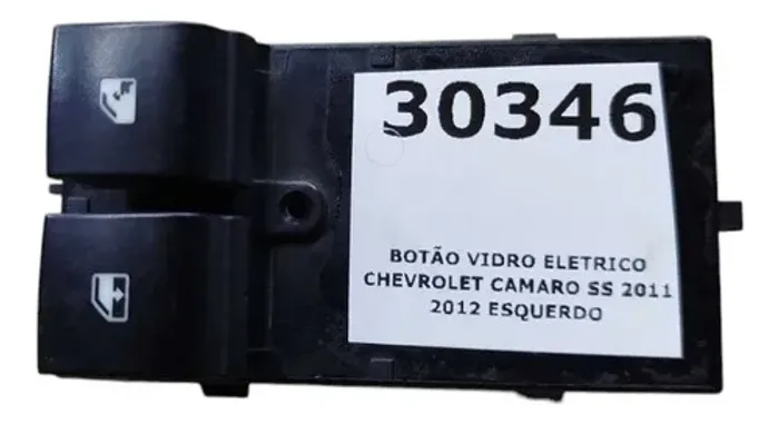 Botão Vidro Eletrico Chevrolet Camaro Ss 2011 2012 Esquerdo