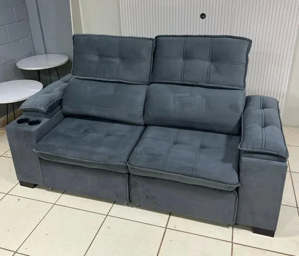 Sofá retrátil reclinável 2 Mts pronto entrega 