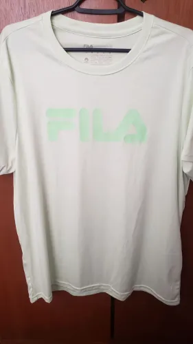 Camiseta Fila com proteção UV Verde Claro - Original