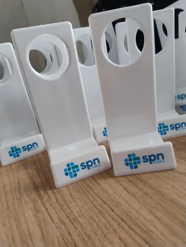 Suportes para celular personalizamos com sua logo e vários brindes em geral
