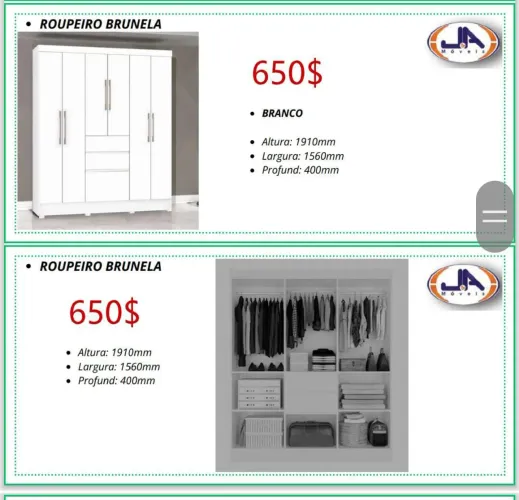 Roupeiro brunela