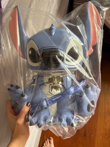 Balde De Pipoca Stitch Disney - Cinepólis - Novo 