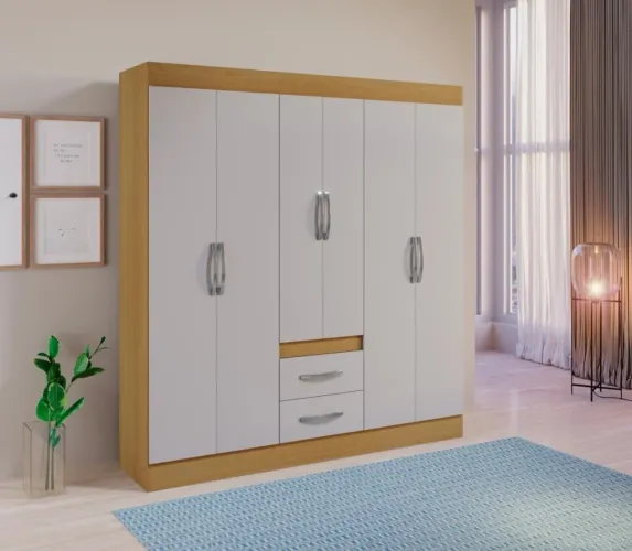 GUARDA-ROUPA 6 PORTAS