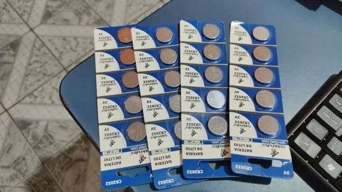 Bateria cr2032 kit com 05 baterias cada cartela