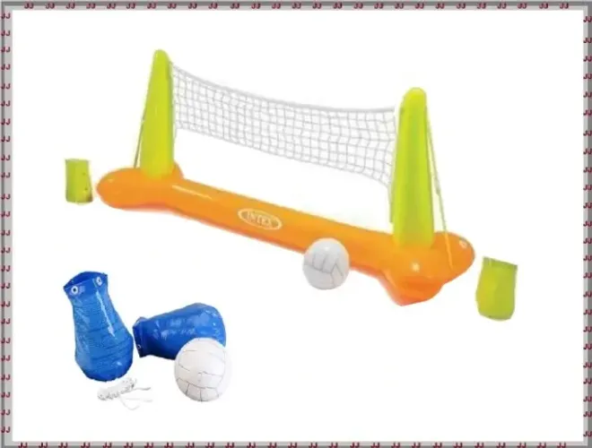 Kit de vôlei inflável para piscinas ou outros atividades