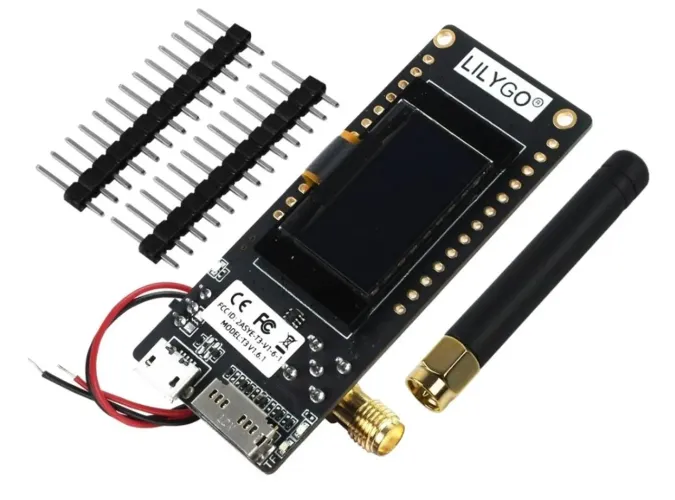 Placa Desenvolvimento LilyGO T3 ESP32 v 1.6.1 433/470mhz com Tela Oled e Bluetooth