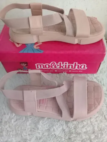 Sandálias Molekinha Rosa