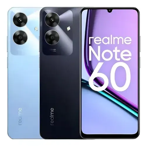 Celular Realme Note 60 128GB Câmera dupla 32MP tela 90Hz 6,74 Lacrado Versao Global 