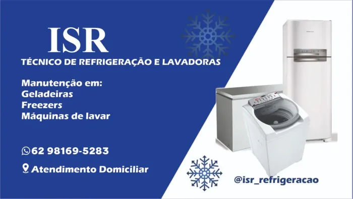 Conserto de geladeiras ,freezers,máquina de lava 