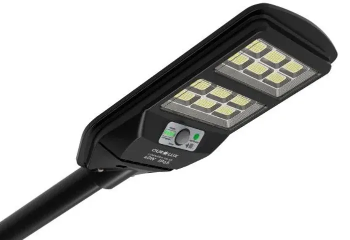 Luminaria Solar 40w branco frio Distribuidor Jk Eletrônicos Atacado e varejo)