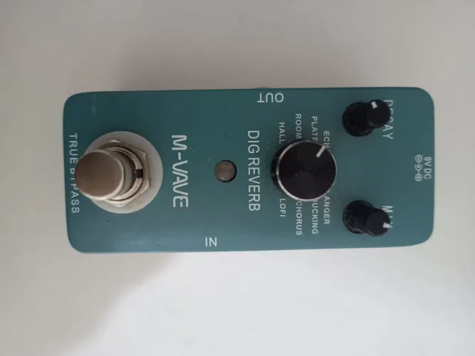 Pedal M-Wave Dig Reverb(Aceito troca por Cajon)