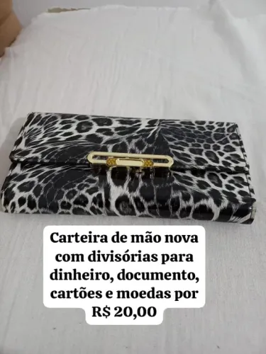 Carteira de mão feminina nova