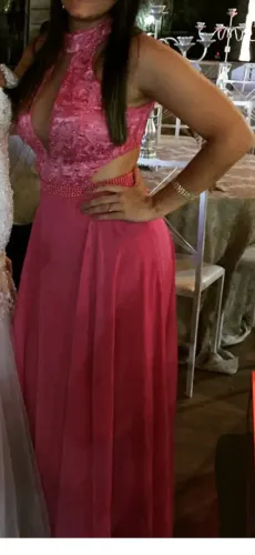 Vestido de festa Rosa