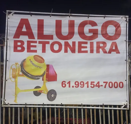 Aluguel Betoneira