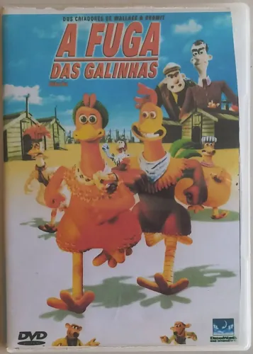 DVDs (A fuga das galinhas, Tá dando onda, Uma fazenda maluca e demais)