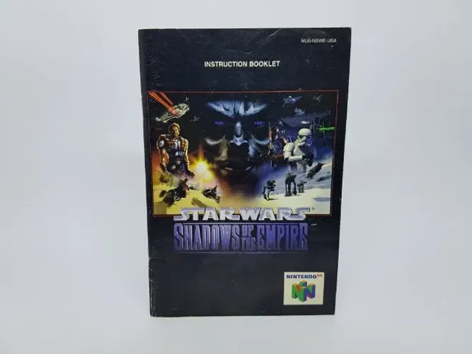 Apenas O Manual - Star Wars Shadows Of The Empire - Nintendo 64 - ( Usa )