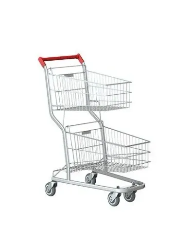 Carrinho de Compras Premium 90 Litros Duplo Amapá