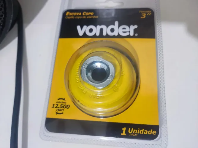 Escova Copo Vonder 3'' para Esmerilhadeira