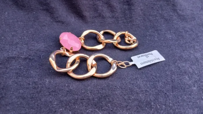 Pulseira Rommanel banhada a ouro nova